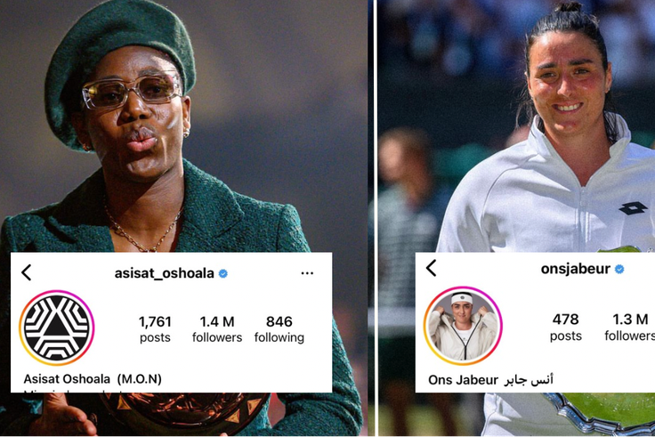 Oshoala finally overtakes Ons Jabeur  to officially become Africa’s most followed female athlete on Instagram
