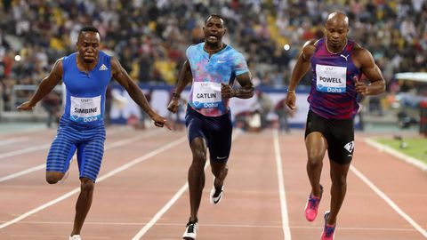 Sprint legends Asafa Powell & Justin Gatlin offer insights on what ails modern sprinters