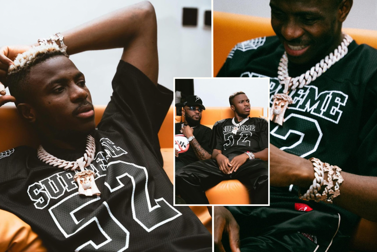 Osimhen flaunts Diamond jewelries worth over ₦61 million as Saudi and Chelsea fans continue to beg for transfer