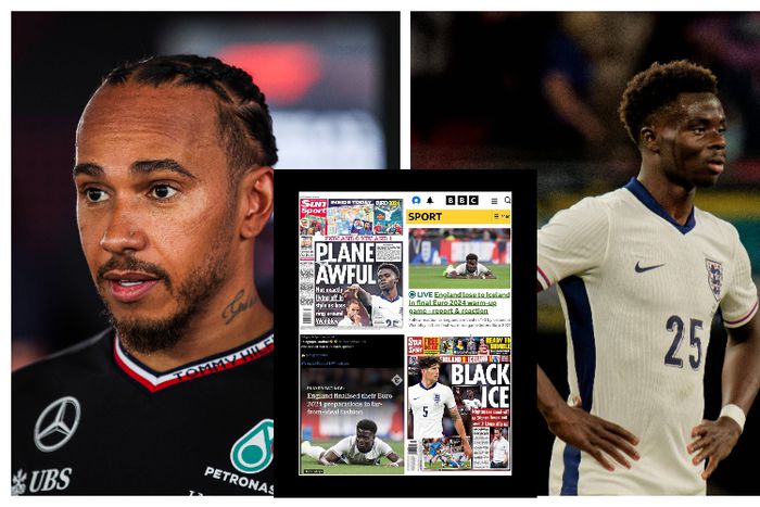 Lewis Hamilton backs Bukayo Saka