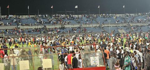'Unholy sights at Cathedral' - Nigerians react as Rangers vs Enyimba match ends in chaos