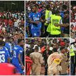 A packed Rangers stadium descended into chaos after the penalty against Enyimba.