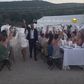 Super Eagles of Nigeria star Cyriel Dessers weds partner Rosalie De Ruysscher in Italy.