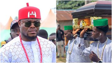 A different kind of pain - Super Eagles star pours heart out after laying parents to rest in emotional tribute