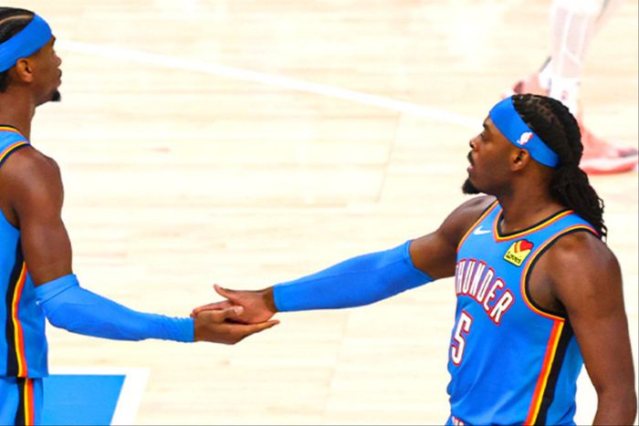 In Game 2 of the NBA Finals, Shai Gilgeous-Alexander powers Thunder to tie series against Pacers.