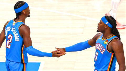NBA Finals: Shai Gilgeous-Alexander powers Thunder to tie series against Pacers