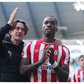 Ivan Toney and Thomas Frank at Brentford
