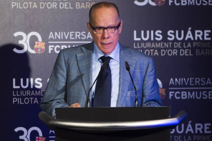 Barcelona legend Luis Suarez Miramontes