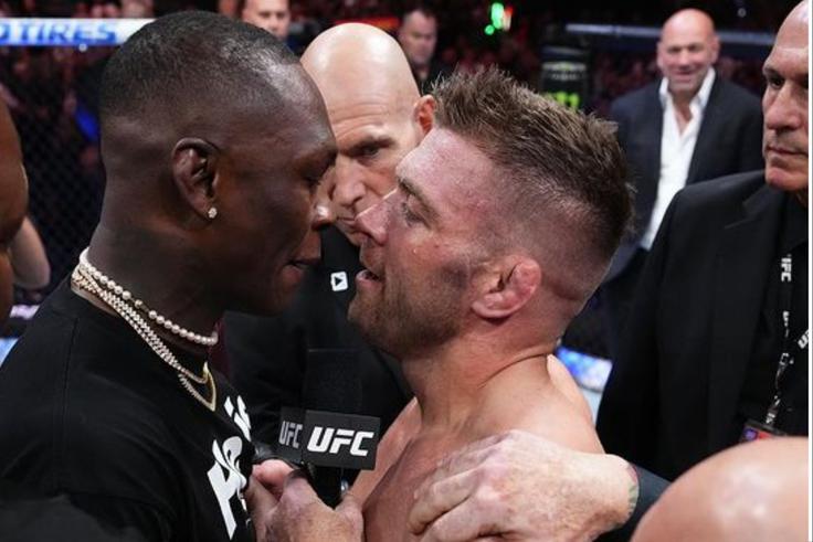Israel Adesanya: Reactions as Nigerian UFC Champion calls Dricu Du Plessis the N-word at UFC 290
