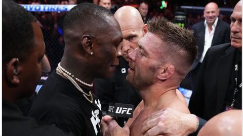 Israel Adesanya: Reactions as Nigerian UFC Champion calls Dricu Du Plessis the N-word at UFC 290