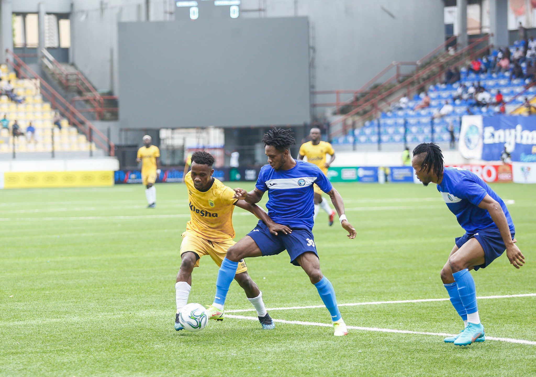 NPFL Champions Enyimba Survive Sporting Lagos Scare - Pulse Sports Nigeria