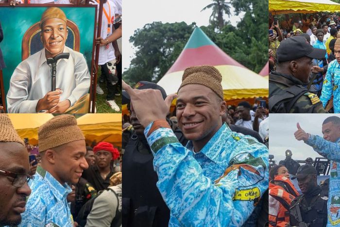 The player's father, Wilfred Mbappe, brought him to the village of Jebale in the Douala region.