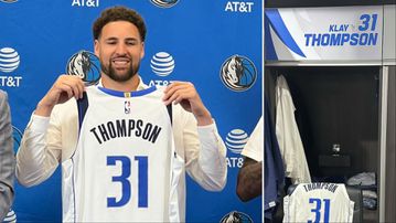 Dallas Mavericks unveil Klay Thompson with number 31 jersey