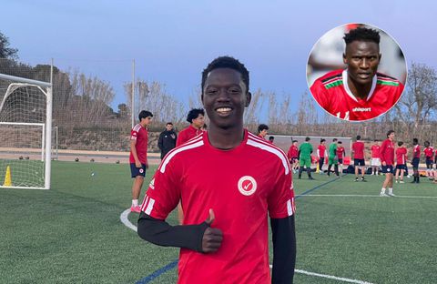 Two reasons why Harambee Stars wunderkid Aldrine Kibet looks up to Michael Olunga