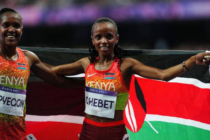 Faith Kipyegon and Beatrice Chebet