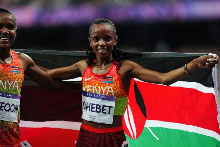 Faith Kipyegon and Beatrice Chebet
