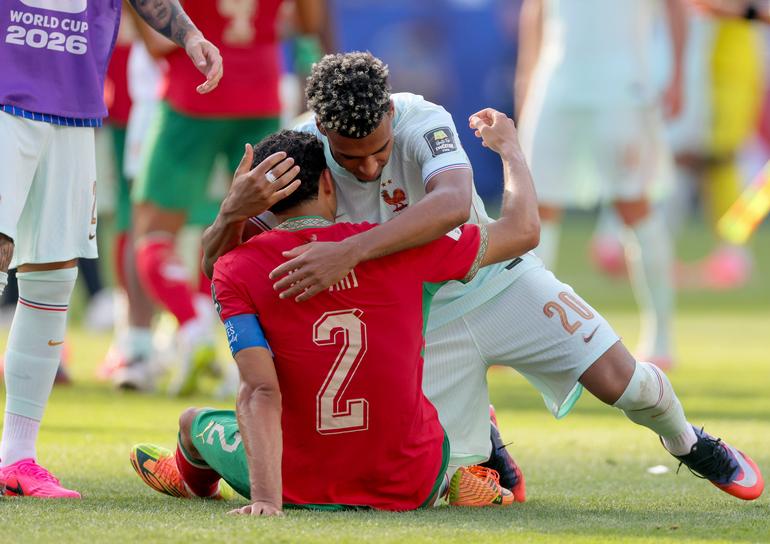 Hakimi, Morocco star after the games || Imago