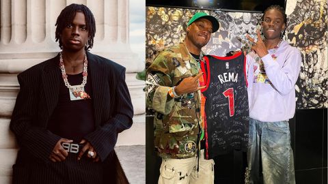 Rema: Toronto Raptors gift Afrobeats star jersey