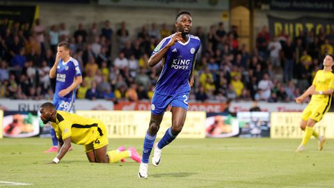 Wilfred Ndidi scored for Leicester against Burton || @Leicester City on Twitter