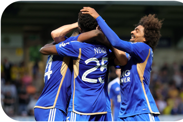 Super Eagles star Iheanacho and Ndidi on target for Leicester || @Leicester City on Twitter