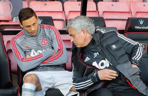 Jose Mourinho and Nemanja Matic at Manchester United | Imago