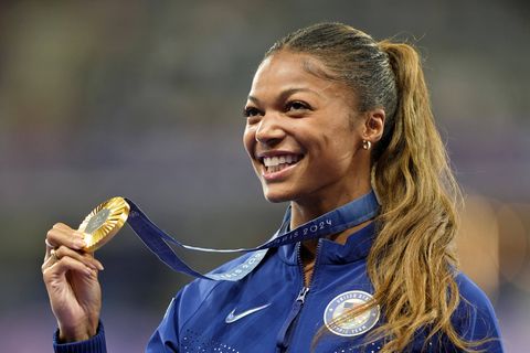 Gabby Thomas explains how she overcame pressure of being favourite to win Olympics gold