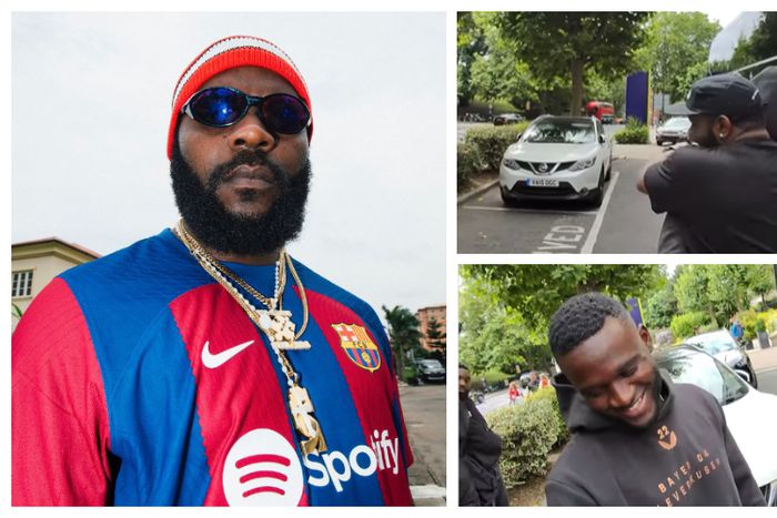 Odumodublvck links up with Super Eagles stars