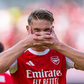 : Arsenal s Viktor Gyökeres celebrates after scoring the first goal during a pre-season friendly match between Arsenal FC and Athletic Bilbao at the Emirates Stadium. (Photo by David Rawcliffe Propaganda)
