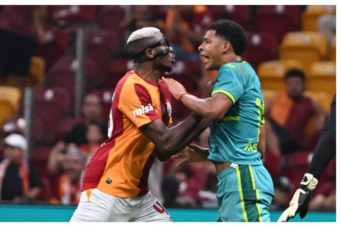 Fans blast Osimhen for thuggery behaviour