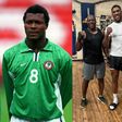 In the photo, Yakubu and Joshua were in a boxing ring in the gym. Image Credit - Instagram/Yakubu Ayegbeni and Imago
