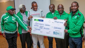 Gor Mahia legends get seven-figure boost from ICT CS Eliud Owalo