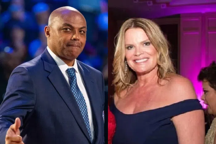 Maureen Blumhardt and Charles Barkley