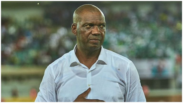 Interim Super Eagles boss Augustine Eguavoen.