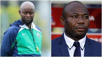 Former Super Eagles coach Finidi George set for showdown clash with Nigerian legend Amuneke