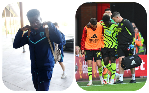 Bukayo Saka leaves England squad hours after joining his teammates