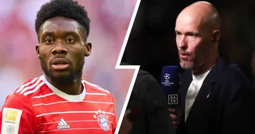 Alphonso Davies finally responds after Man United boss Erik ten Hag's 'attack'