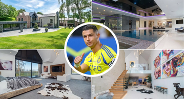 Ronaldo: World’s highest-paid athlete puts up his £5MILLION Cheshire mansion up for sale