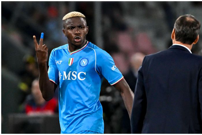 Victor Osimhen clashed with Napoli manager Rudi Garcia ealier in the season .
