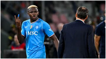 Victor Osimhen returns to Napoli amid gloomy contract update from club director