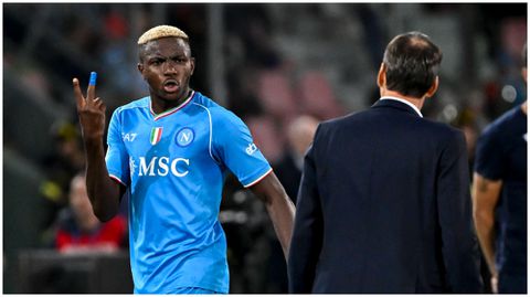 Victor Osimhen returns to Napoli amid gloomy contract update from club director