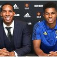 Dane (L) and Marcus Rashford.