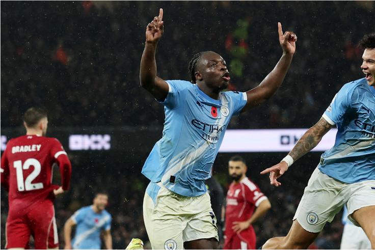 Man City vs Liverpool: Doku on fire as Cityzens humble Slot's expensive Reds to keep pressure on Arsenal