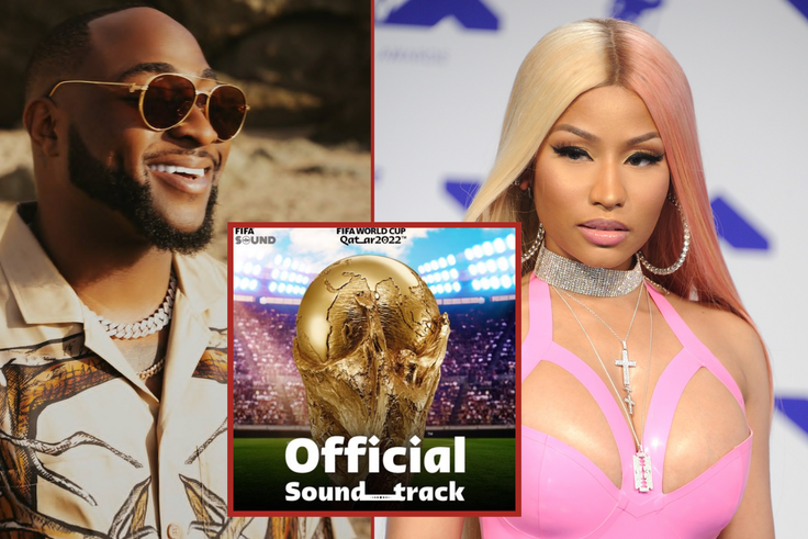 Davido, Nicki Minaj, others confirmed as FIFA announce launch of World Cup 2022™ first-ever Official Soundtrack