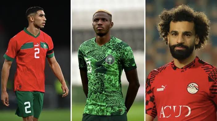 Victor Osimhen Vs Mo Salah Vs Hakimi: Who Deserves The CAF Award ...