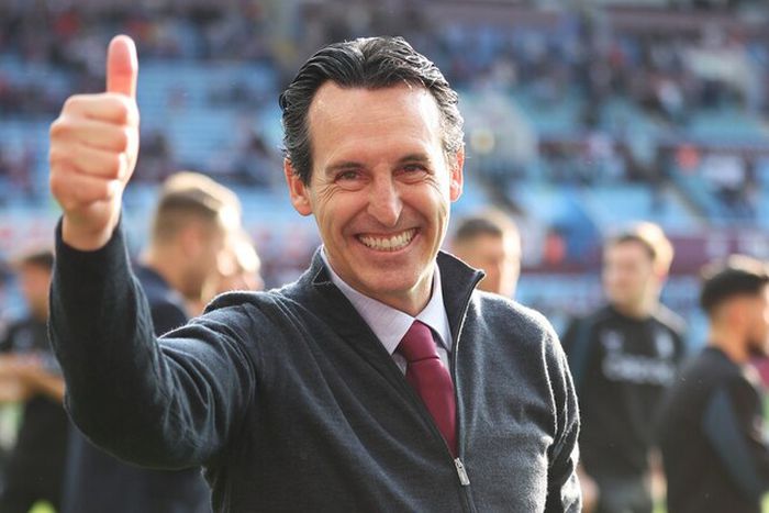 Aston Villa manager Unai Emery