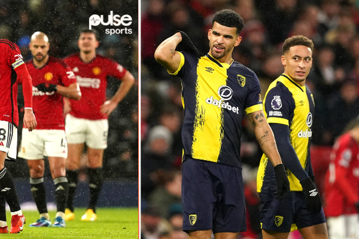 Manchester United suffered a 3-0 loss at home to Bournemouth