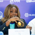 Nengi Akinola, Head of Marketing at BetKing, during the Lagos Liga Media Briefing sponsored by BetKing, held recently at the Mobolaji Johnson Stadium in Lagos |Pulsesports.ng