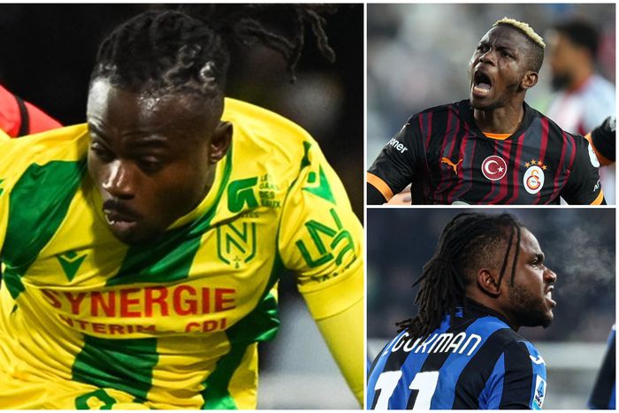 Naija Stars Abroad led by Moses Simon, Lookman and Osimhen.