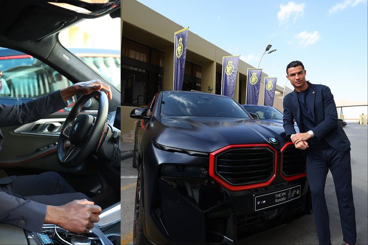 Al Nassr stars Cristiano Ronaldo and Sadio Mane show off new BMW rides.