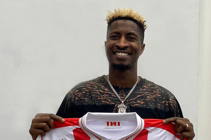 Peter Olayinka signs for Red Star Belgrade